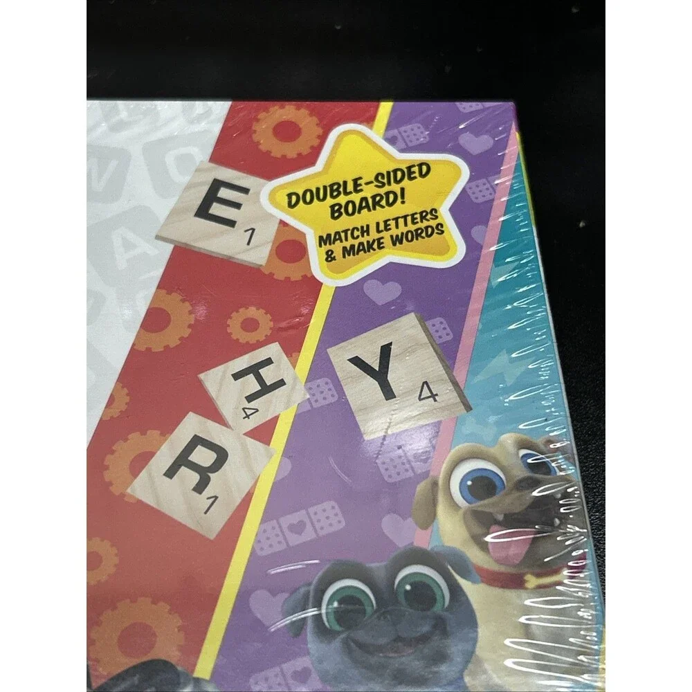 Scrabble Junior Disney Junior Crossword Game - Double Sided Board - NEW SEALED